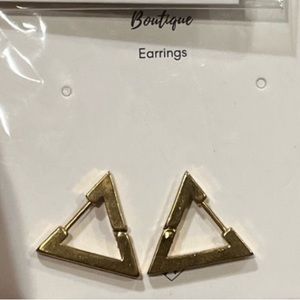 18K Gold Plated Stainless Steel Earrings